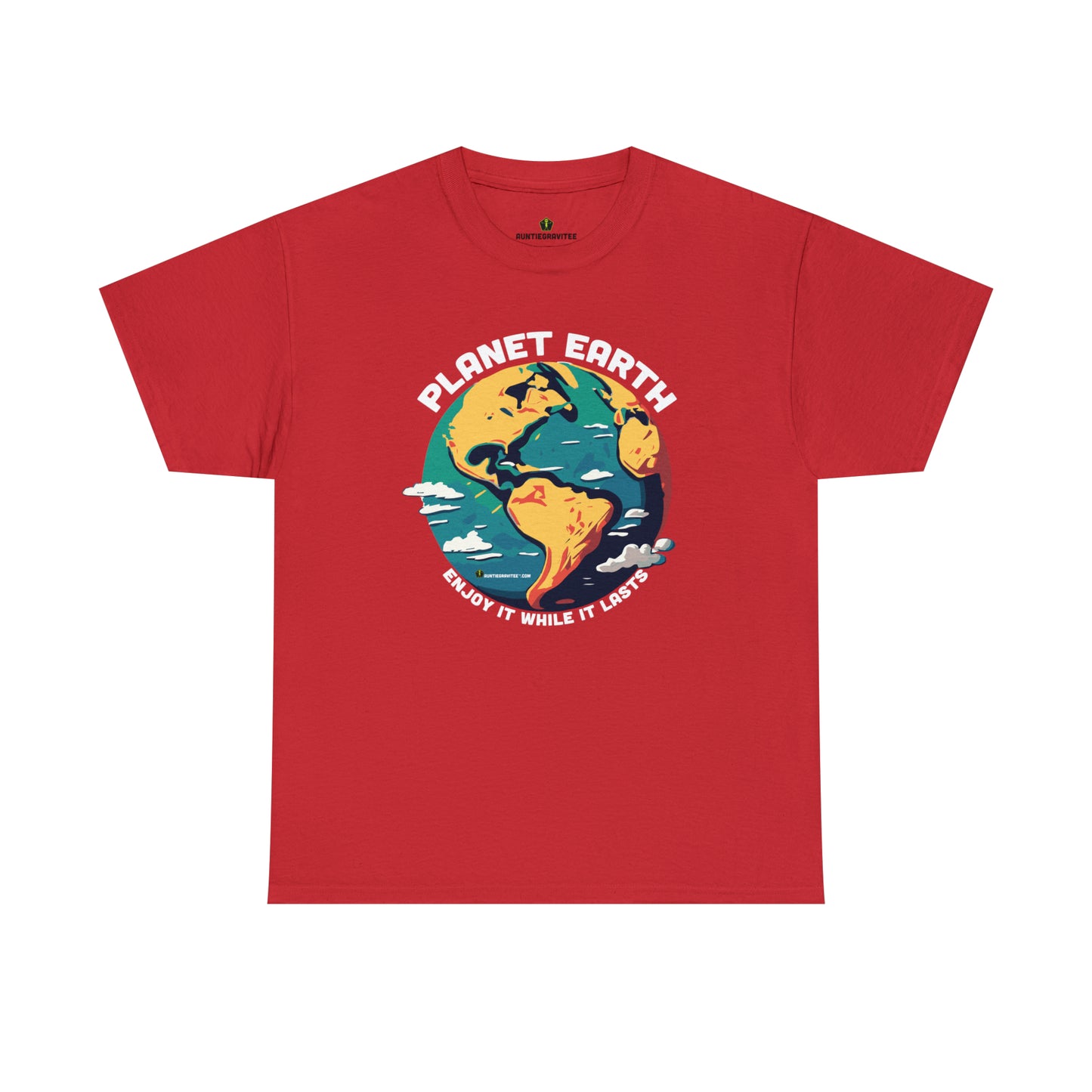 AuntieGraviTee "Planet Earth" Heavy Cotton Tee