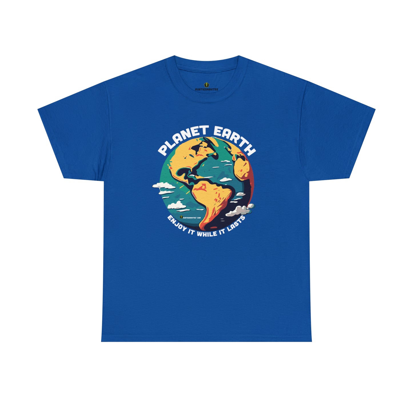 AuntieGraviTee "Planet Earth" Heavy Cotton Tee