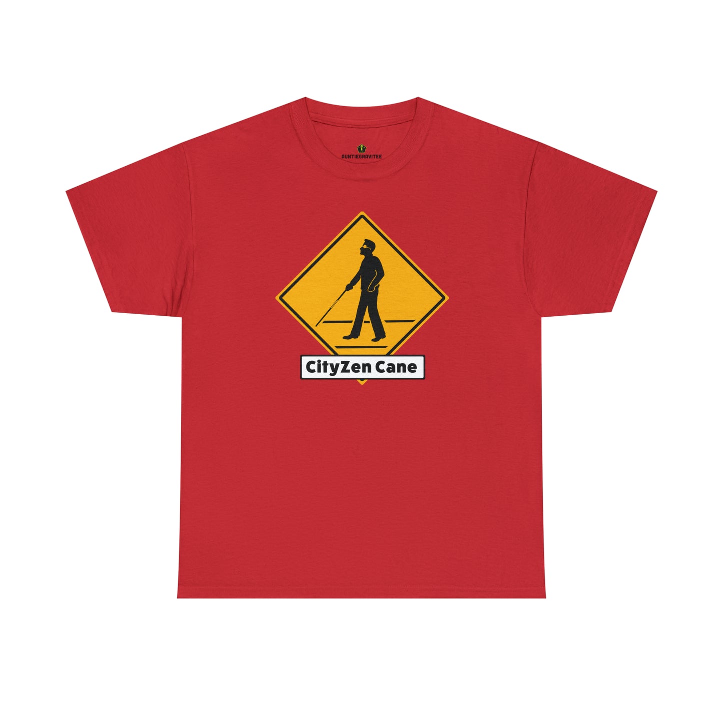 AuntieGraviTee "CityZen Cane" Heavy Cotton Tee