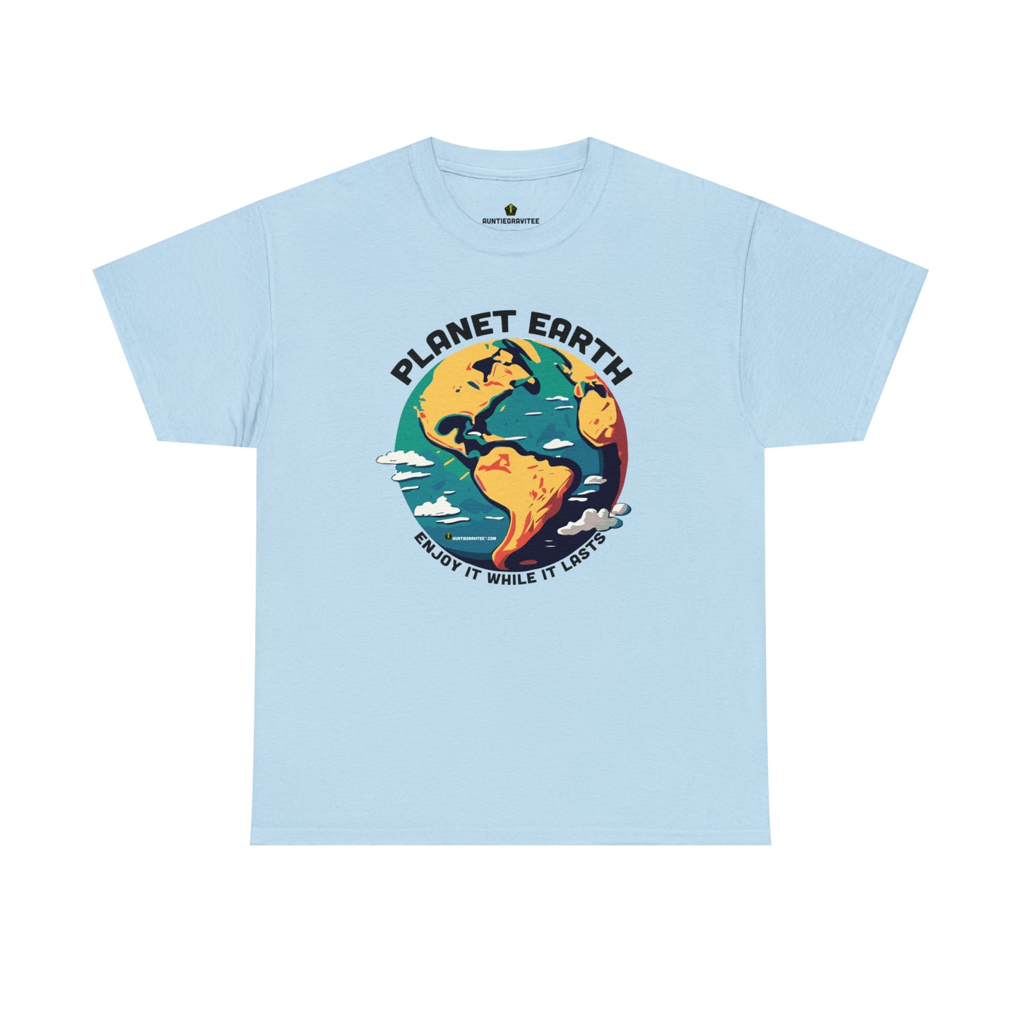 AuntieGraviTee "Planet Earth" Heavy Cotton Tee