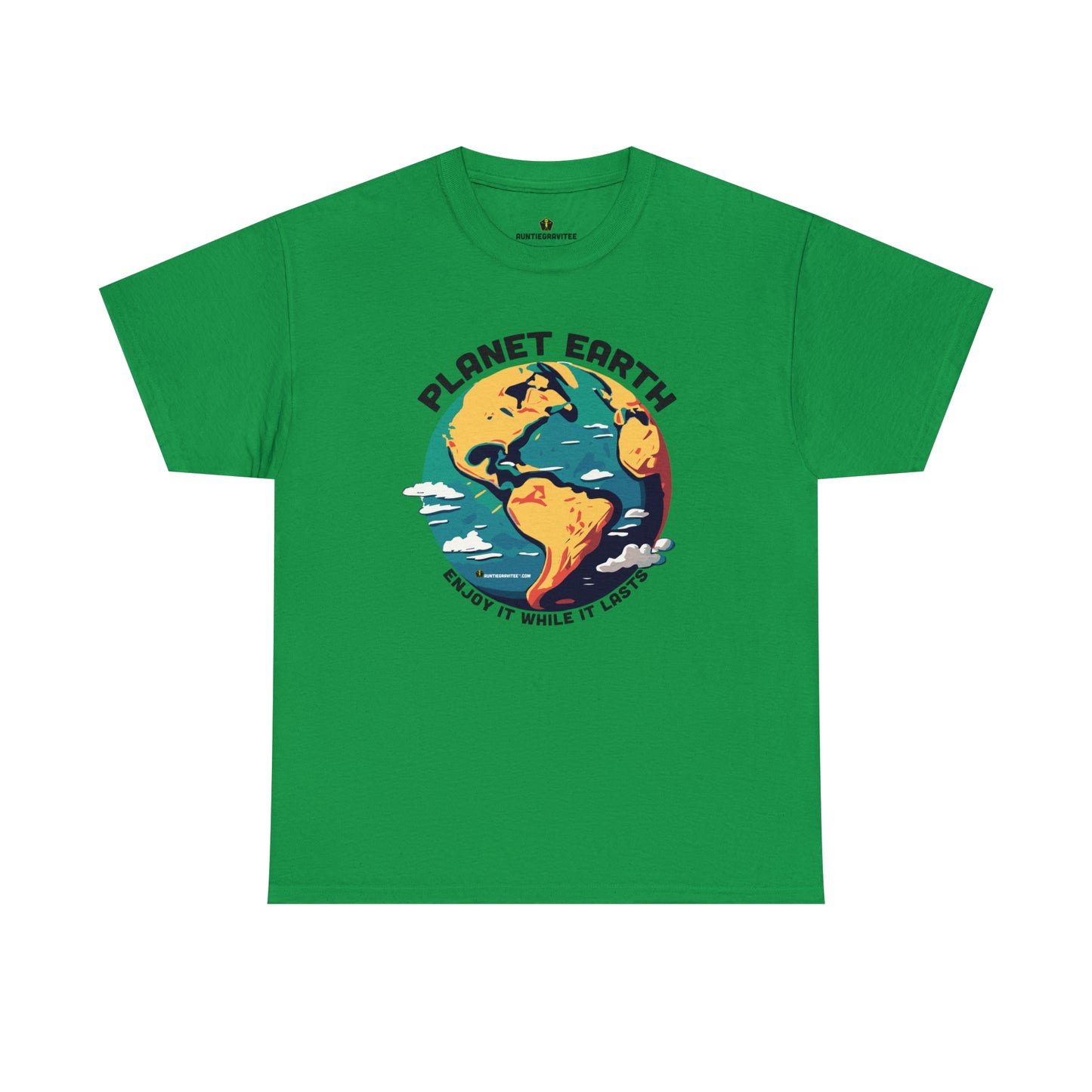 AuntieGraviTee "Planet Earth" Heavy Cotton Tee