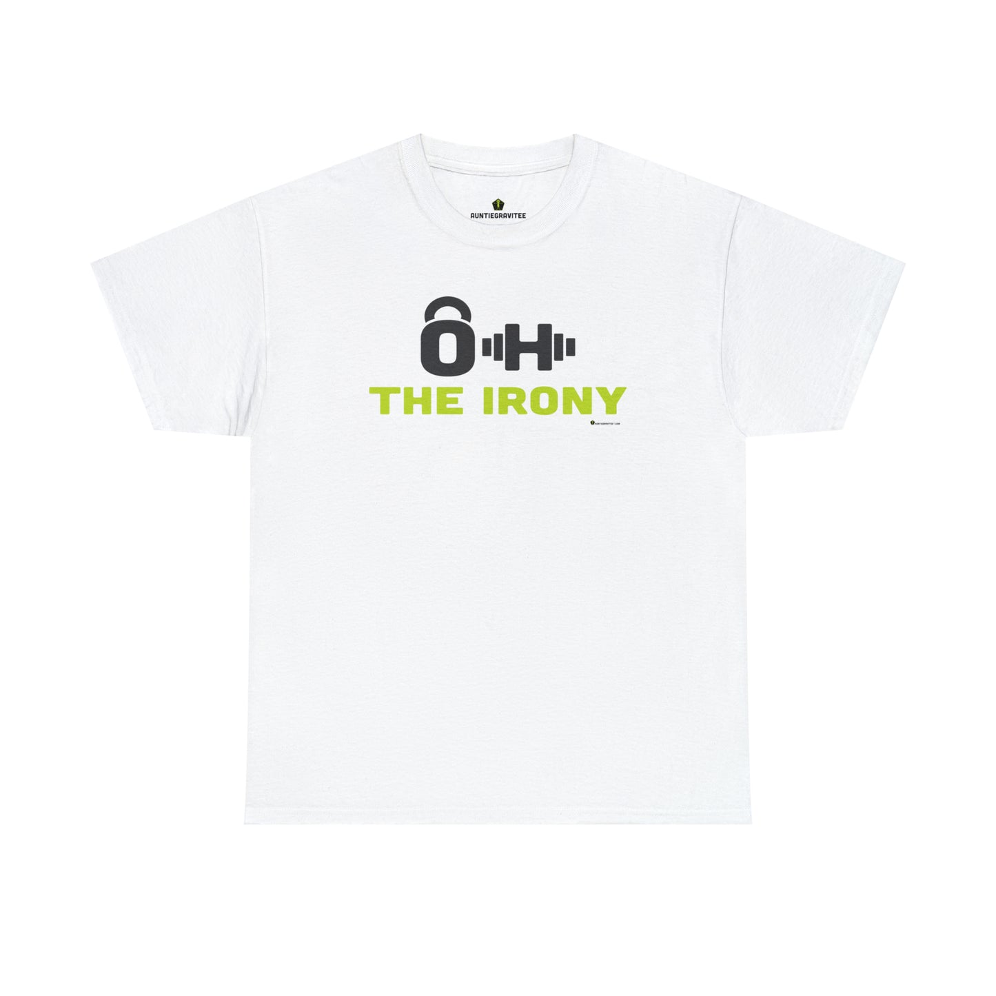 AuntieGraviTee "Oh the Irony" Heavy Cotton Tee