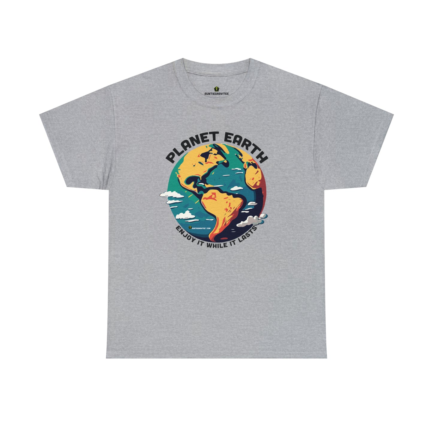 AuntieGraviTee "Planet Earth" Heavy Cotton Tee