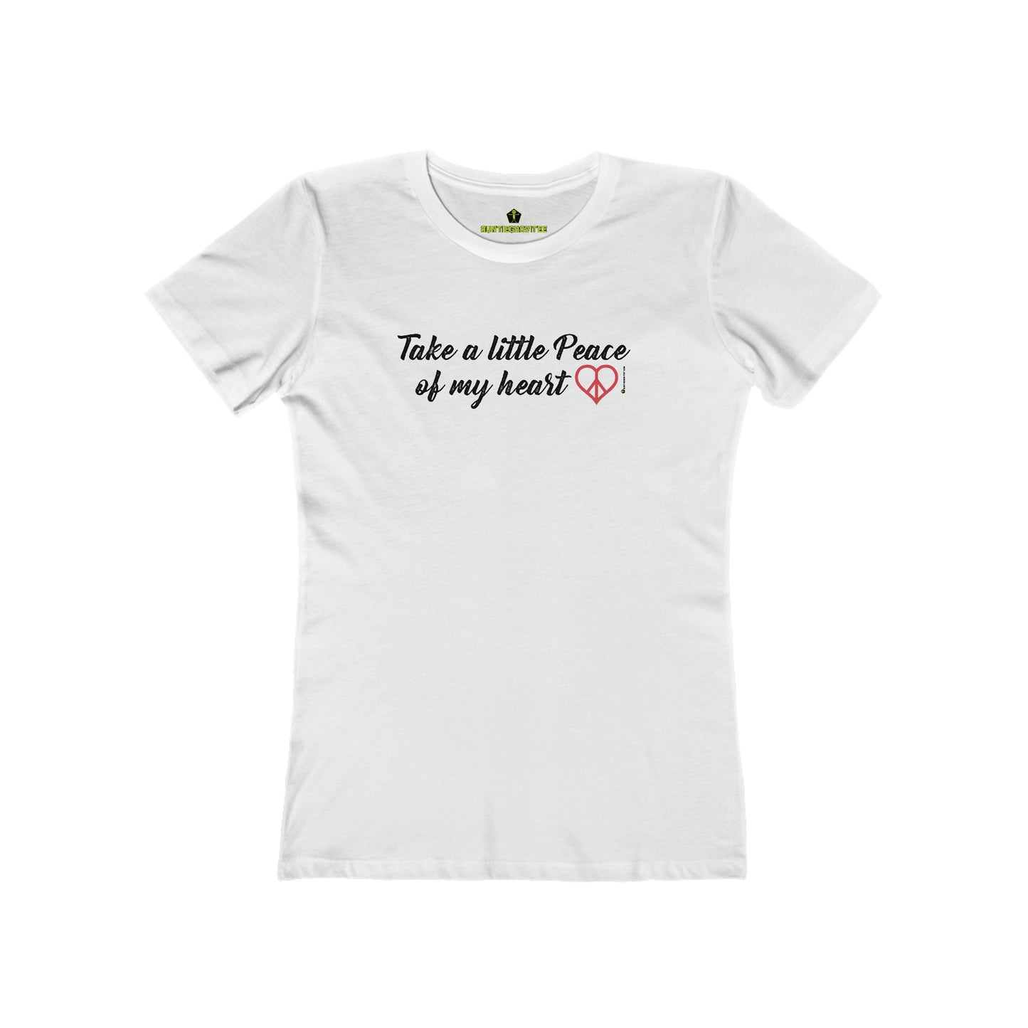 AuntieGraviTee "Peace of my heart". Women's The Boyfriend Tee