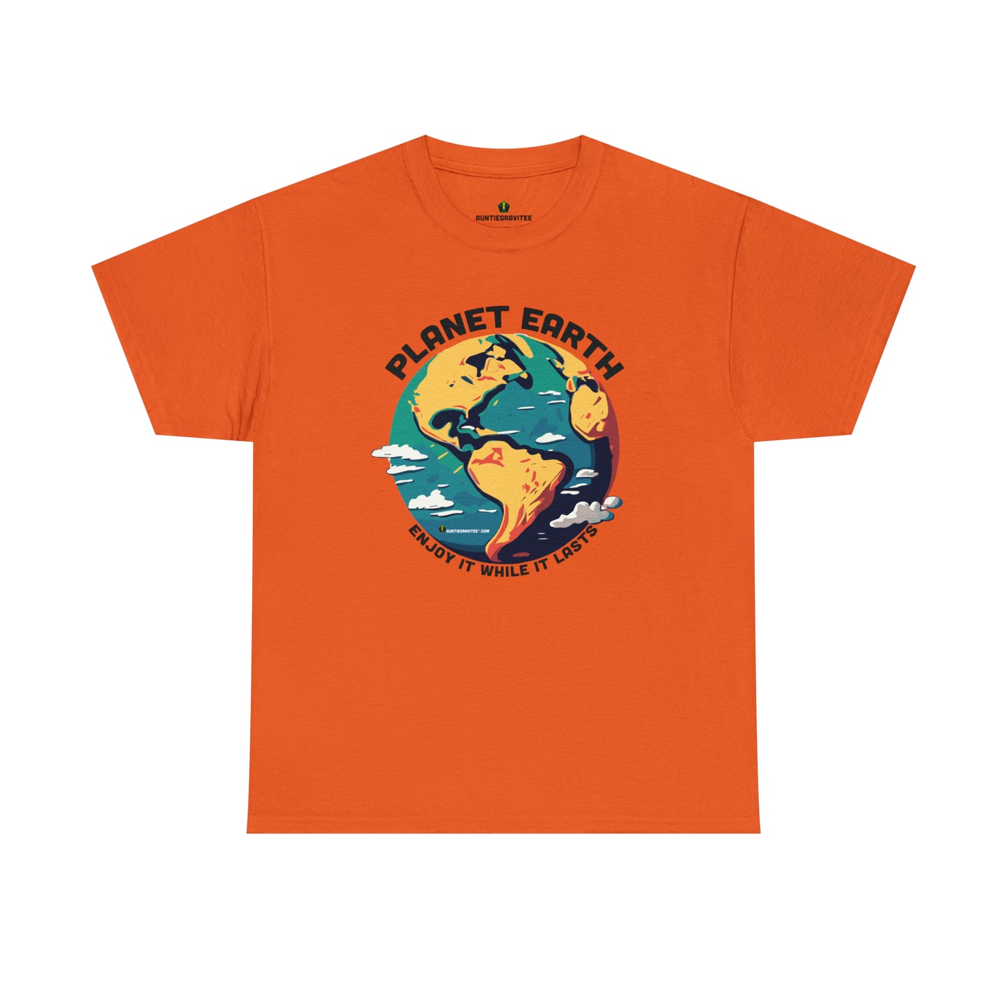 AuntieGraviTee "Planet Earth" Heavy Cotton Tee