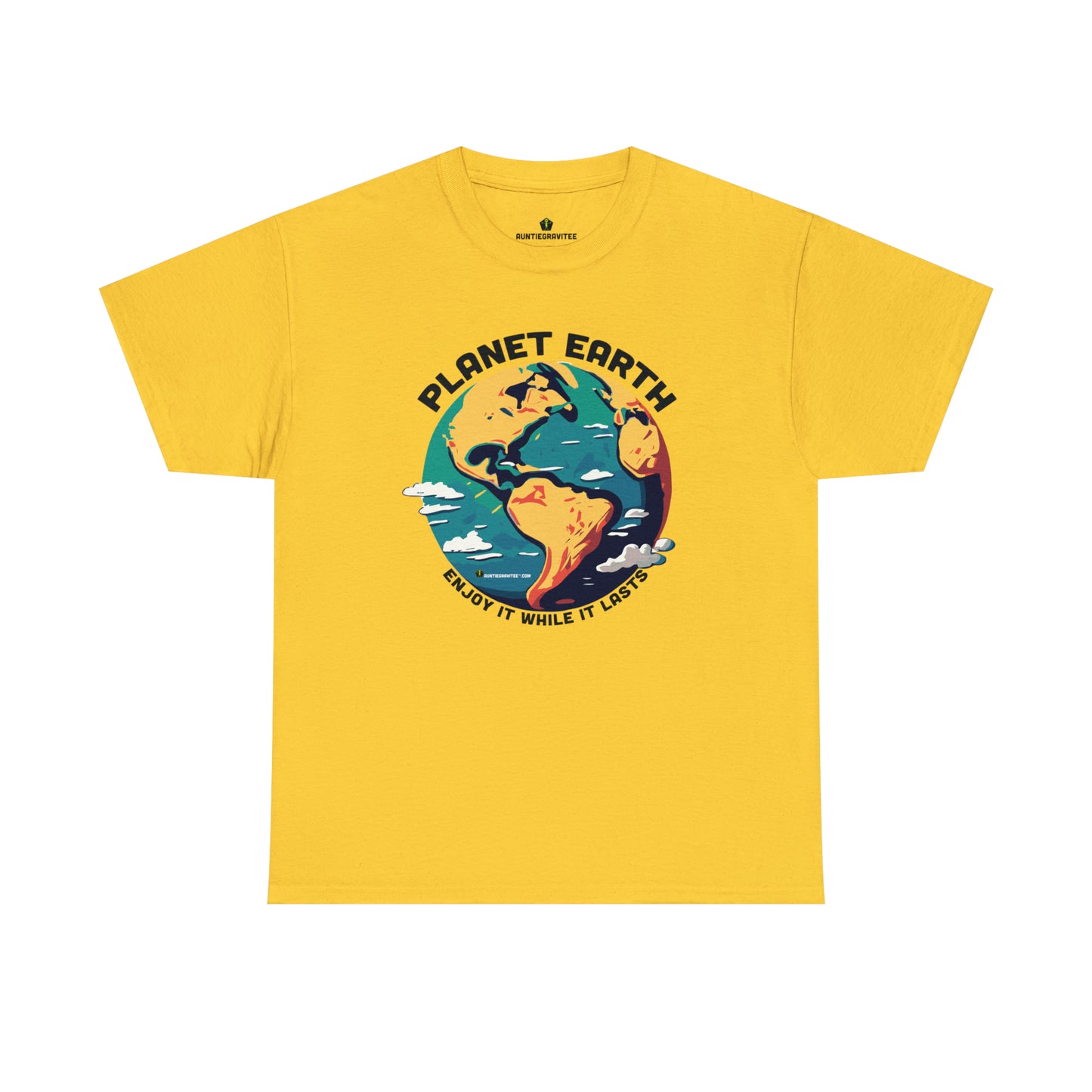 AuntieGraviTee "Planet Earth" Heavy Cotton Tee