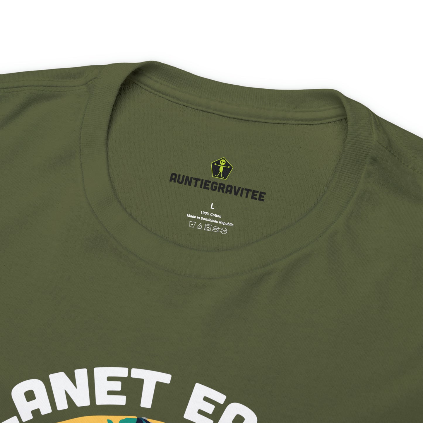 AuntieGraviTee "Planet Earth" Heavy Cotton Tee