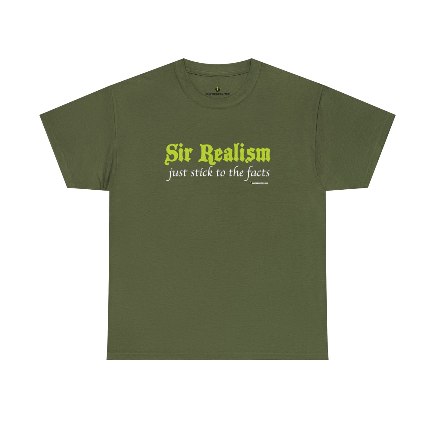 AuntieGraviTee "Sir Realism" Heavy Cotton Tee