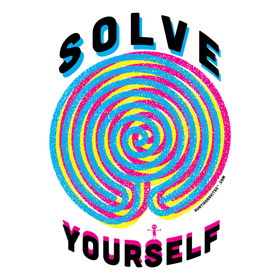 AuntieGraviTee "Solve Yourself" Unisex Heavy Cotton Tee