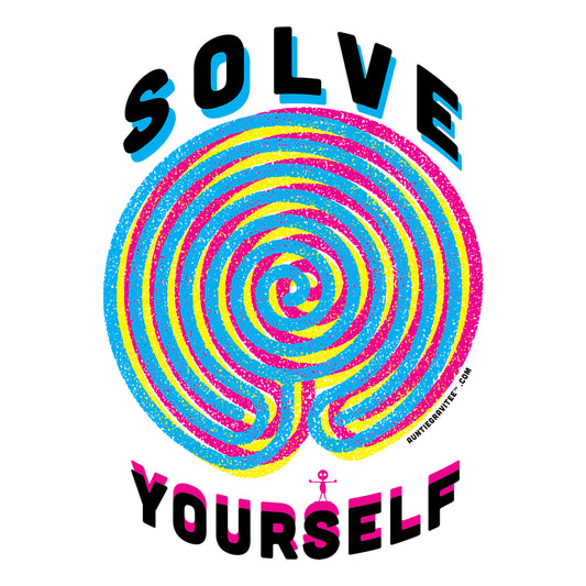 AuntieGraviTee "Solve Yourself" Unisex Heavy Cotton Tee