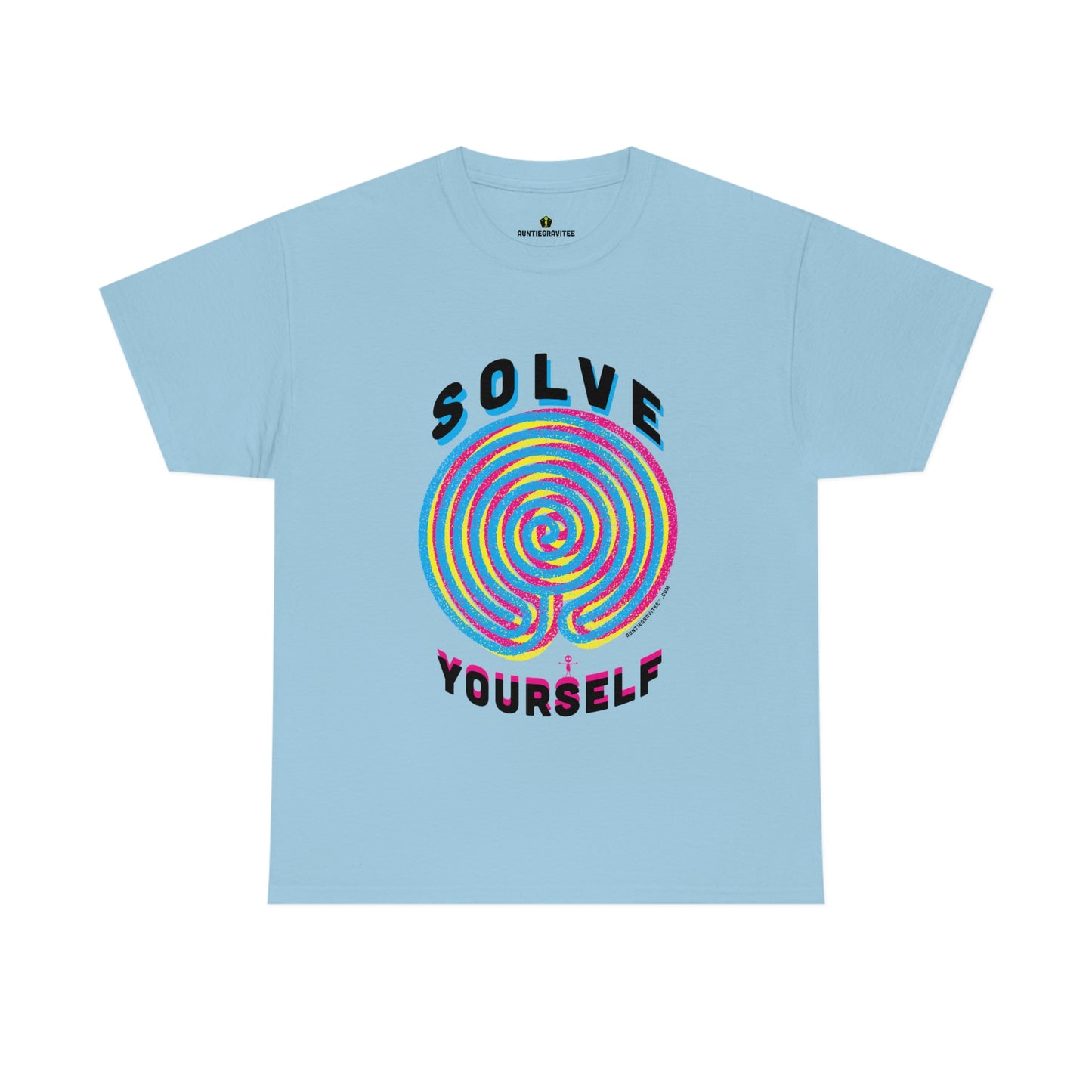 AuntieGraviTee "Solve Yourself" Unisex Heavy Cotton Tee