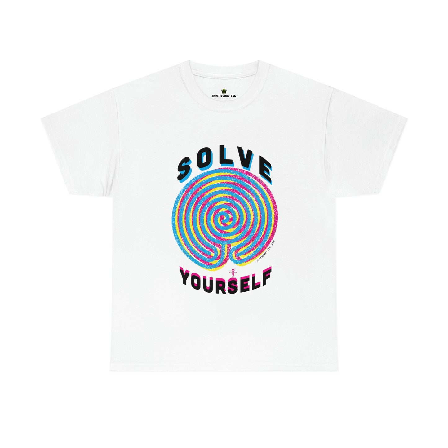 AuntieGraviTee "Solve Yourself" Unisex Heavy Cotton Tee