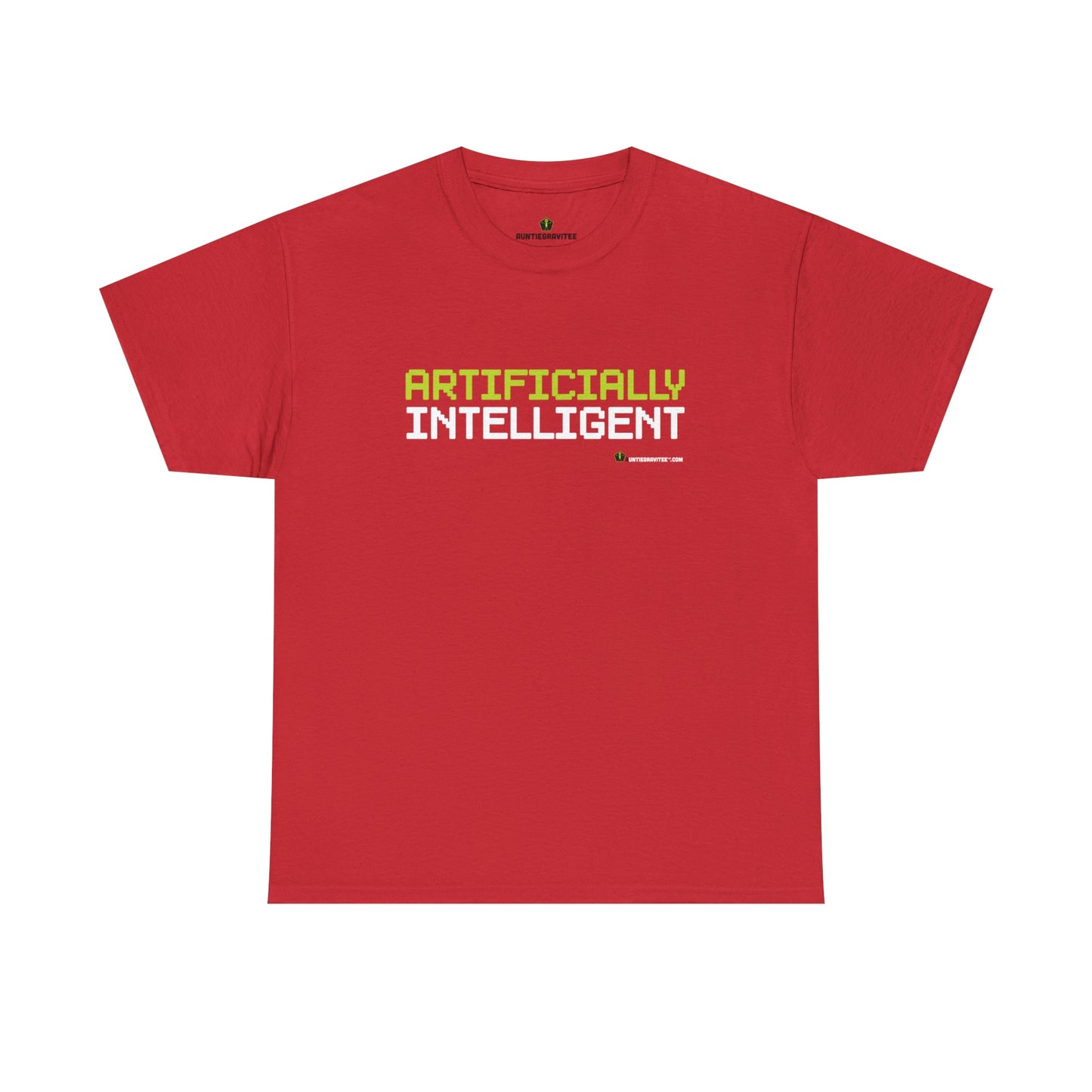 AuntieGraviTee "Artificially Intelligent" Heavy Cotton Tee