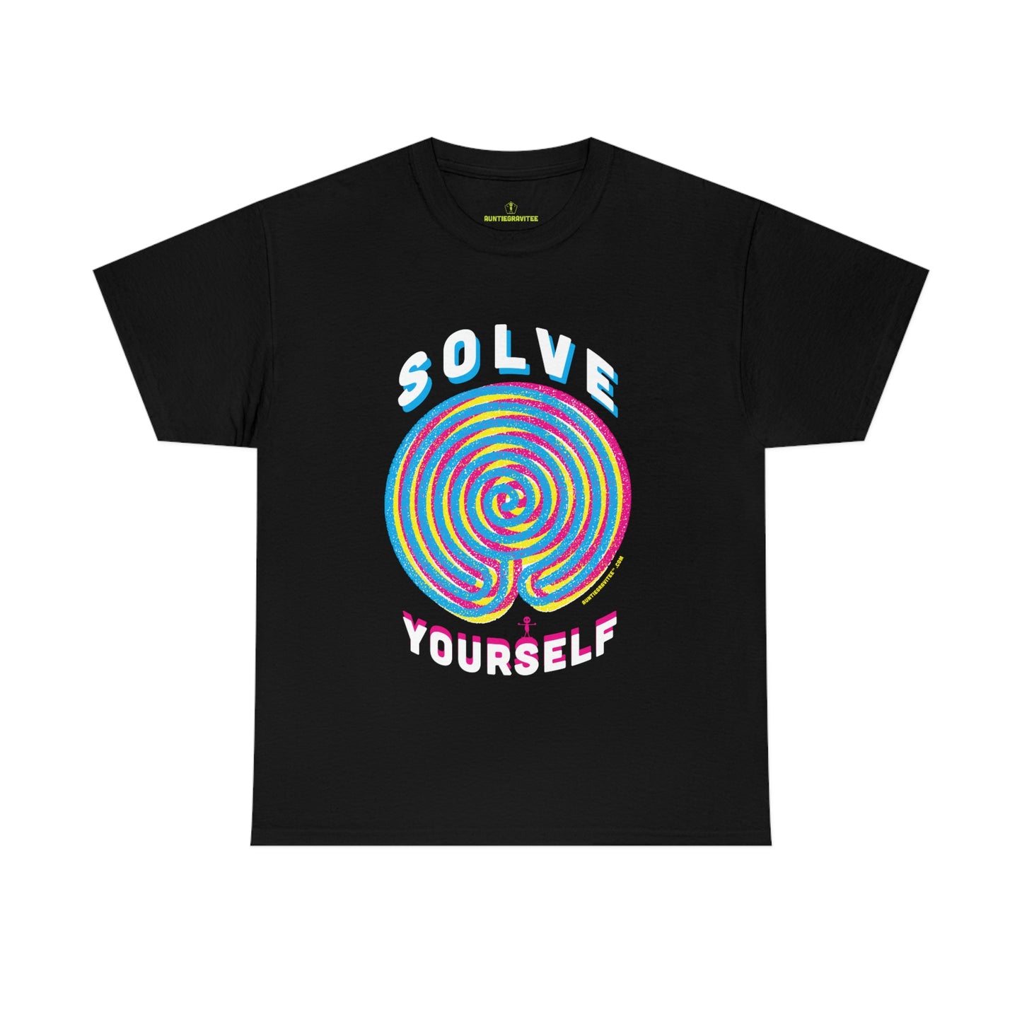 AuntieGraviTee "Solve Yourself" Unisex Heavy Cotton Tee