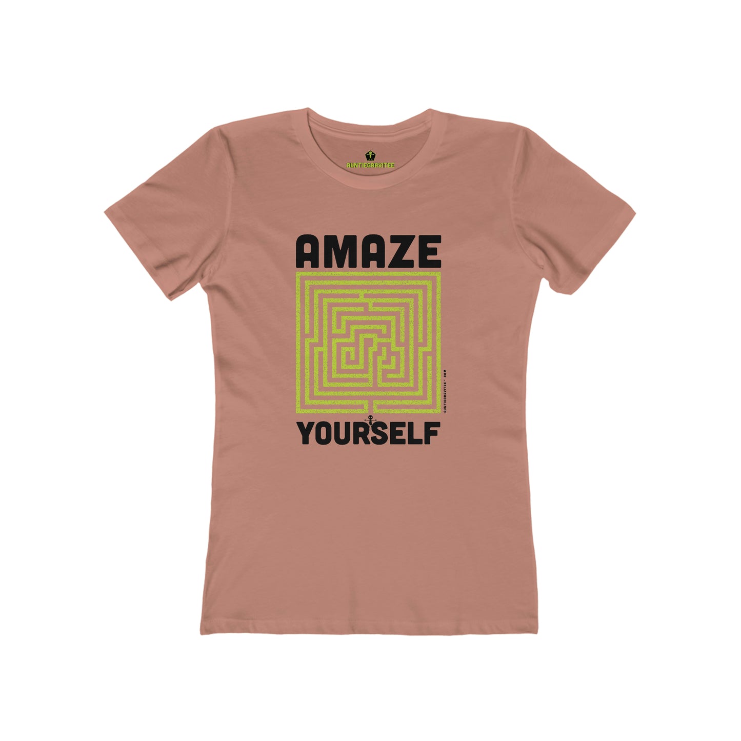 AuntieGraviTee Amaze Yourself. Women's The Boyfriend Tee