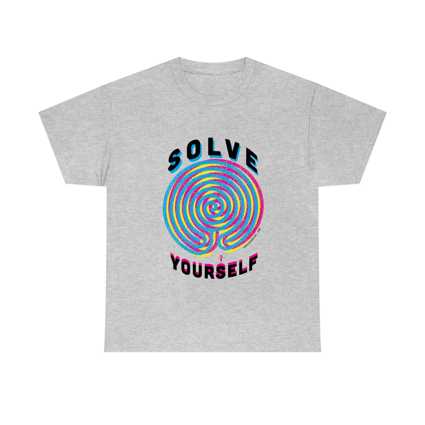 AuntieGraviTee "Solve Yourself" Unisex Heavy Cotton Tee