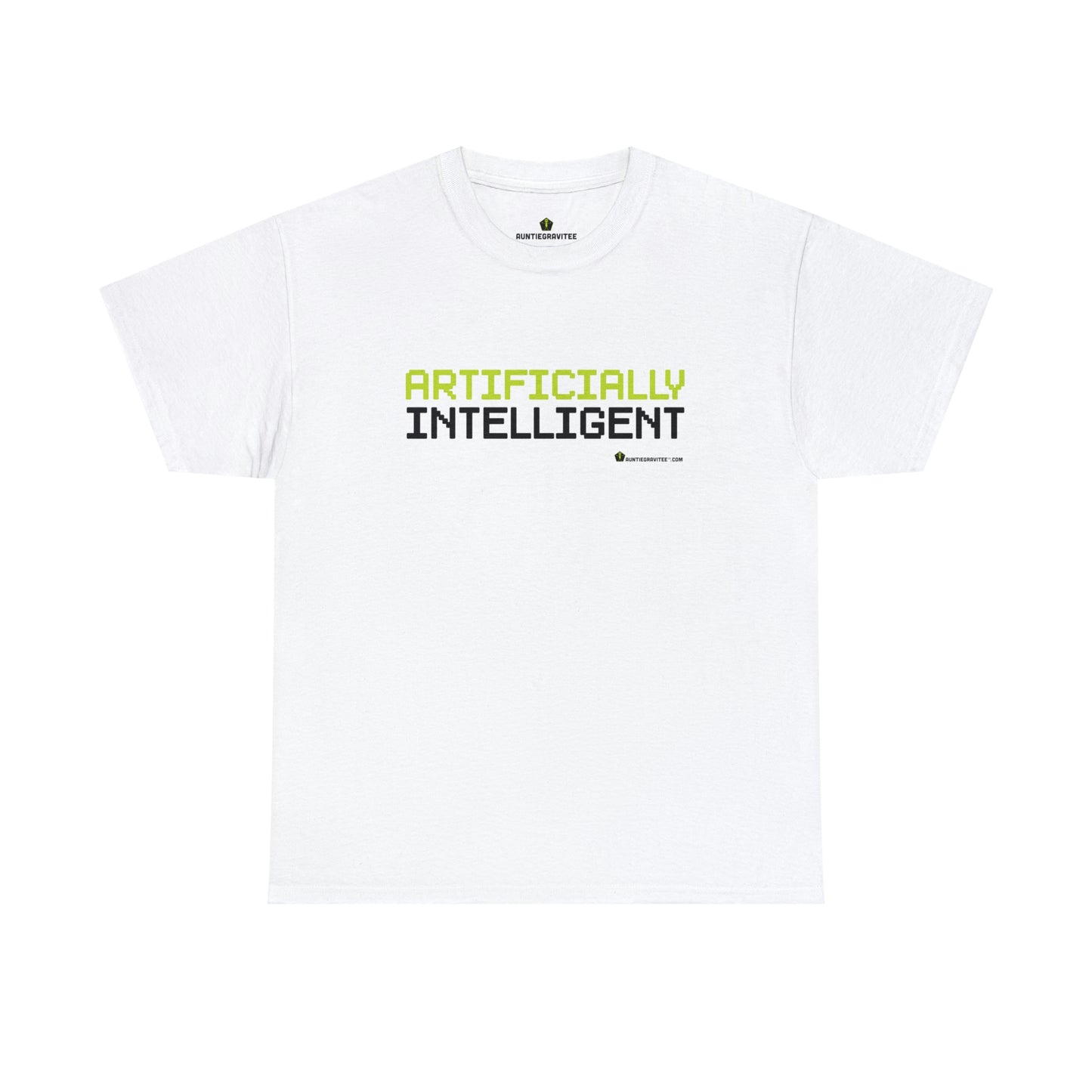 AuntieGraviTee "Artificially Intelligent" Heavy Cotton Tee