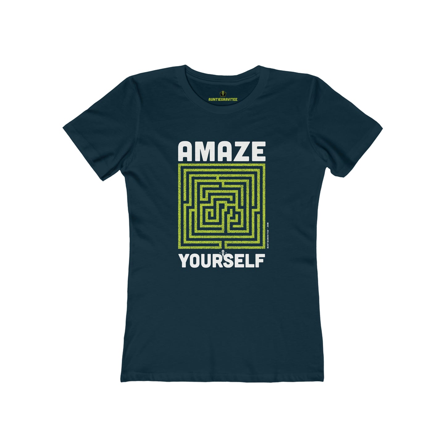 AuntieGraviTee Amaze Yourself. Women's The Boyfriend Tee