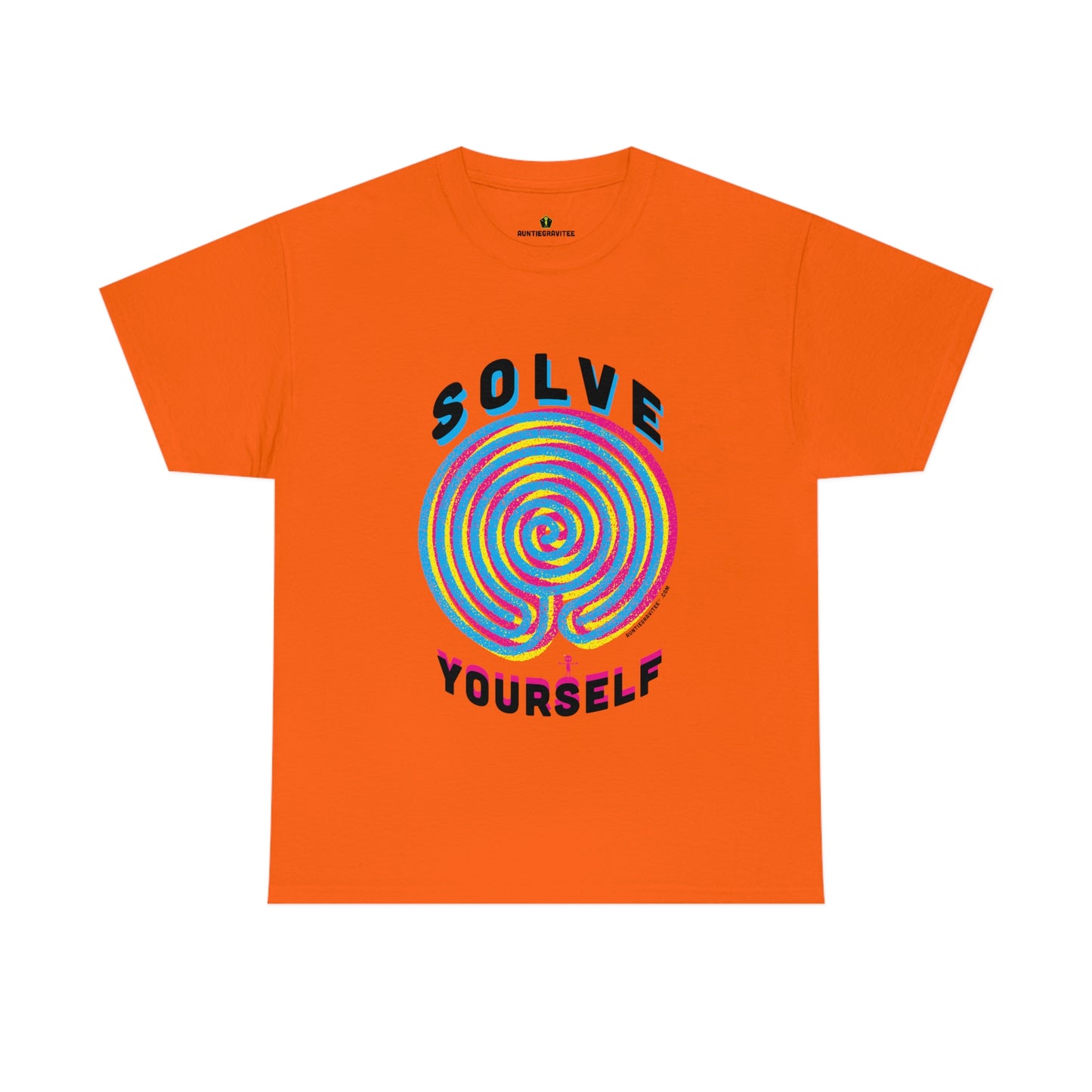 AuntieGraviTee "Solve Yourself" Unisex Heavy Cotton Tee