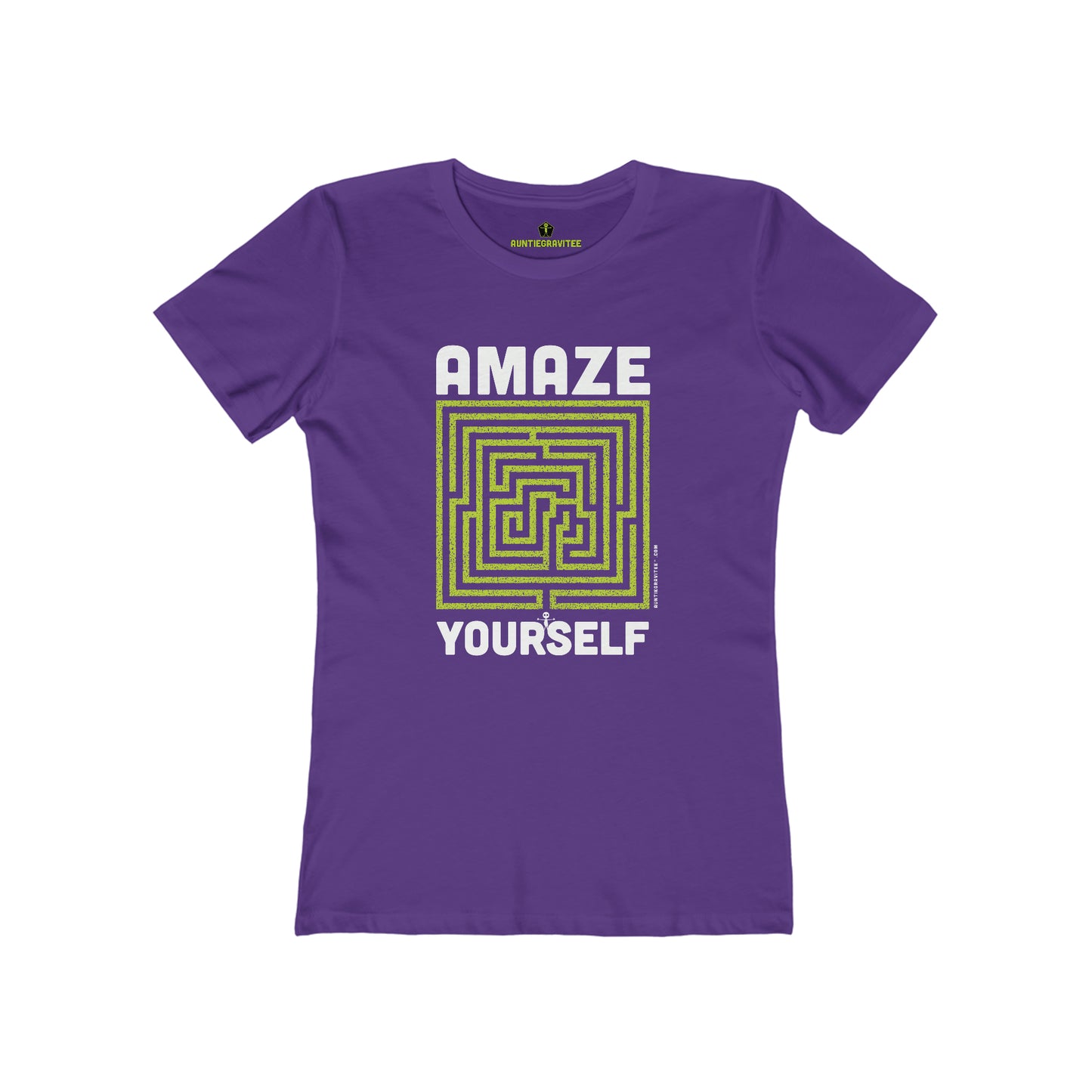 AuntieGraviTee Amaze Yourself. Women's The Boyfriend Tee