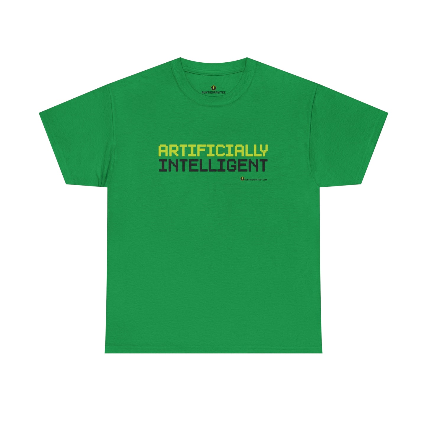 AuntieGraviTee "Artificially Intelligent" Heavy Cotton Tee