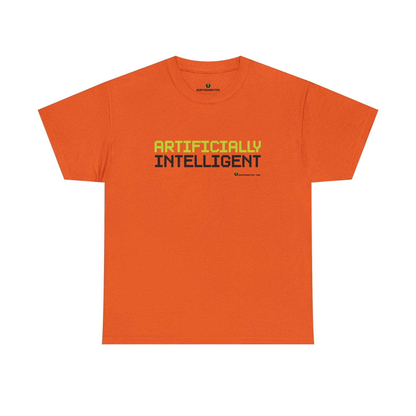 AuntieGraviTee "Artificially Intelligent" Heavy Cotton Tee